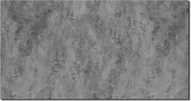 Aluverbund24 PVC Wandpaneele in Beton-Optik Hochglanz, Farbe: Grau, B/H: 60 x 120 cm - Bild 1