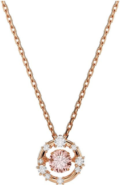 Swarovski Halskette, Zirkonia, Roségold, Damen - Bild 1