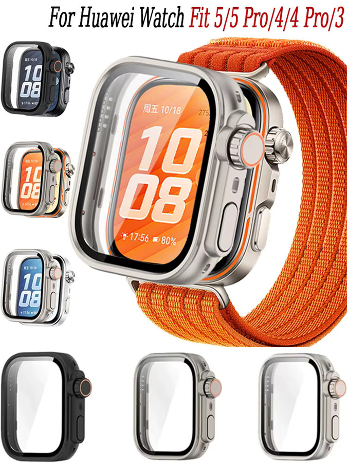 Huawei Uhrenzubehör, PC-Gehäuse + HD-Glas, Huawei Watch Fit 5/5 Pro - Bild 6