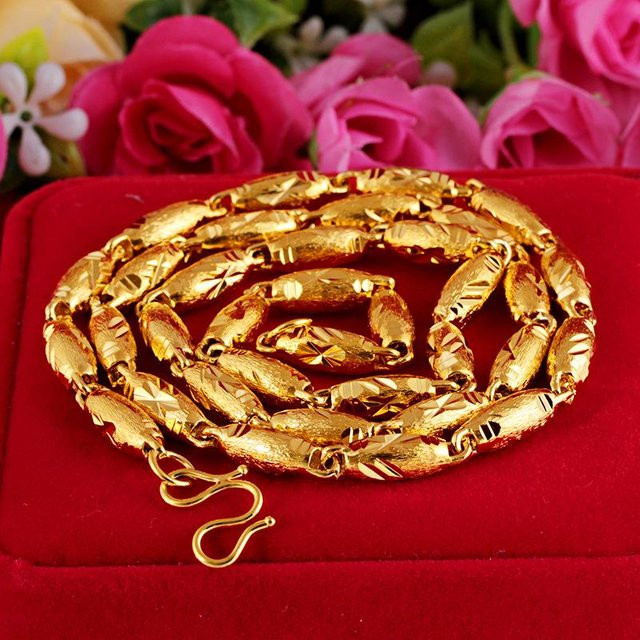 Halskette 999 Gold, Perle, Herren - Bild 1