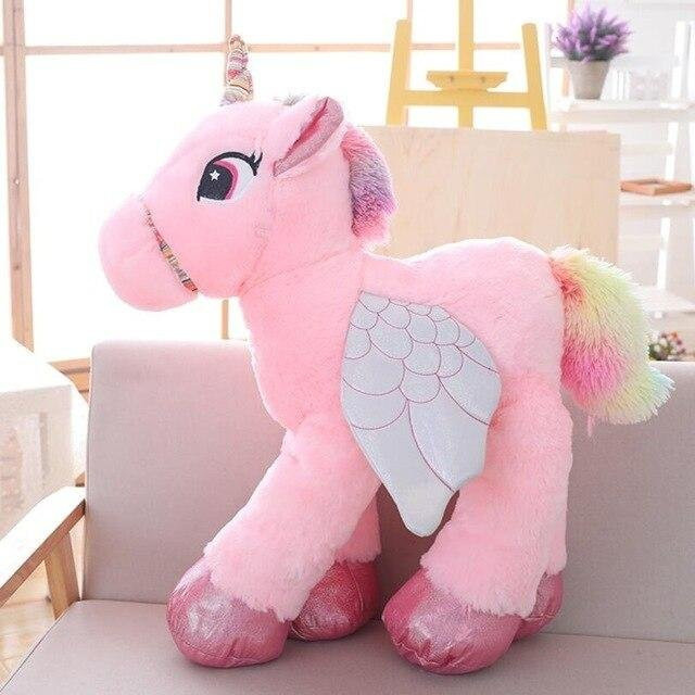 Binchi Keji Travel Einhorn Plüschtier, Rosa, 60cm, ab 12 Jahre - Bild 1