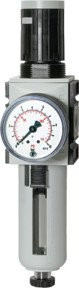 Riegler Filterregler FUTURA PC SK Mano BG 2 G 3/8 in Grau, Druckbereich 0,5-8 bar - Bild 1