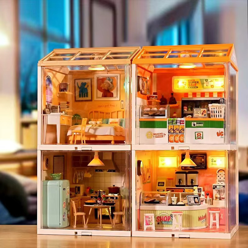 Bandai Puzzle-Serie, Miniaturszene, Bausteinspielzeug, ab 8 Jahren - Bild 4