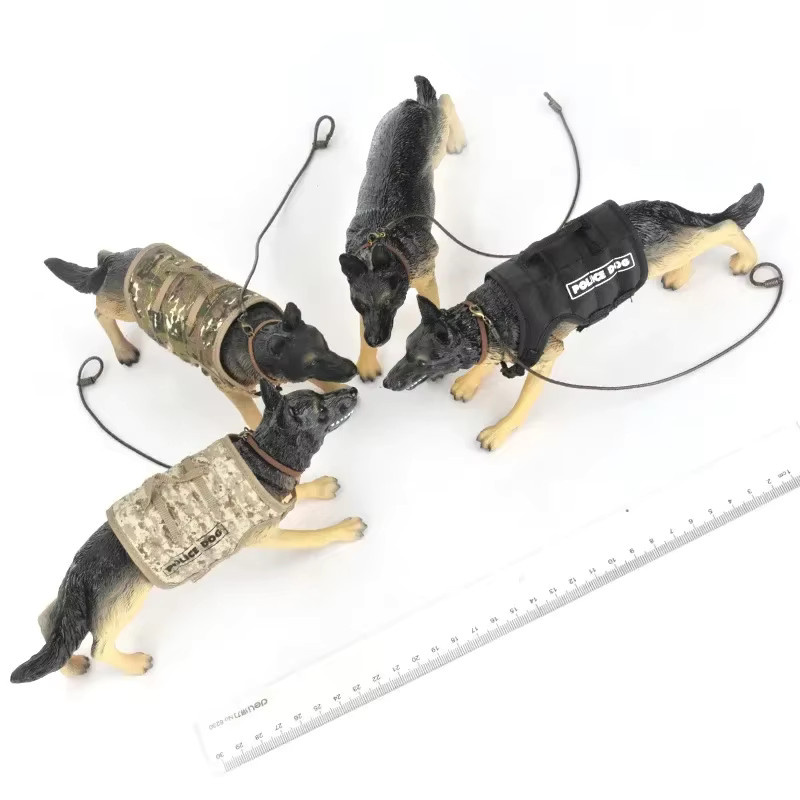 GRAPMAN Polizeihund Deutscher Schäferhund, Actionfigur, 1/6, Zubehör - Bild 1