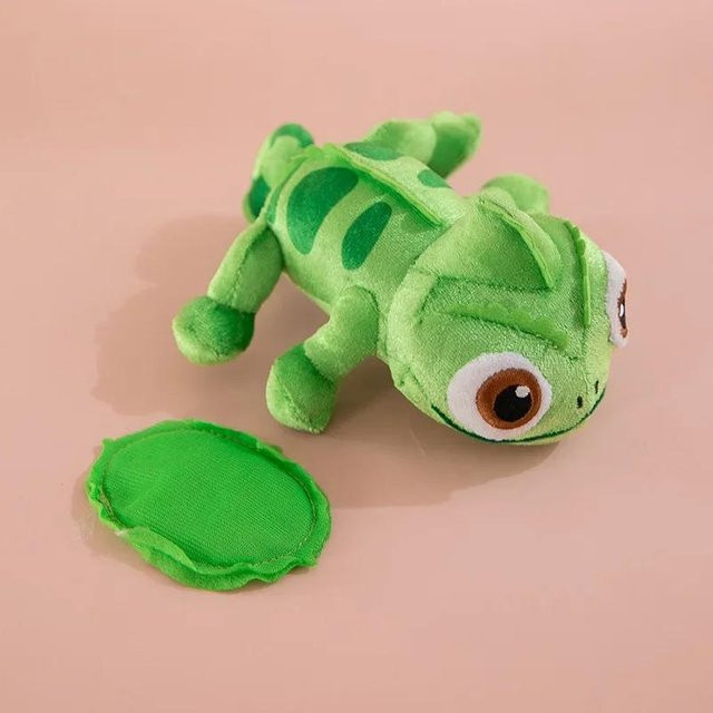 Linyi toy Disney Pascal Rapunzel Chamäleon, Plüschtier, 17cm, grün - Bild 1