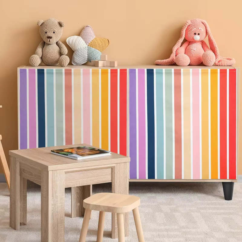 VIKAMA Klassenzimmer-Schrankvorhangständer in Multicolour für Schulen und Kindergärten - Bild 1