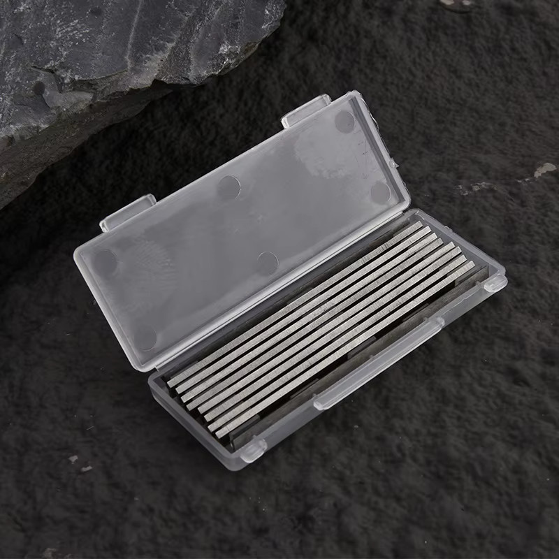 STARIBS 10er-Pack tragbare Hobelmesserklingen 82 mm in Silber als Ersatz für Makita, Bosch, DeWalt, Black Decker und Ryobi - Bild 3