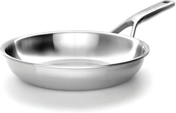 KitchenAid Bratpfanne aus Edelstahl in Silber, Durchmesser: 20 cm