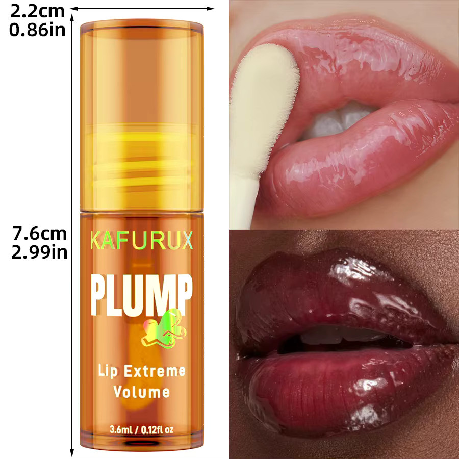 KAFURUX Lip Gloss Serum, glänzend, Lip Öl - Bild 5