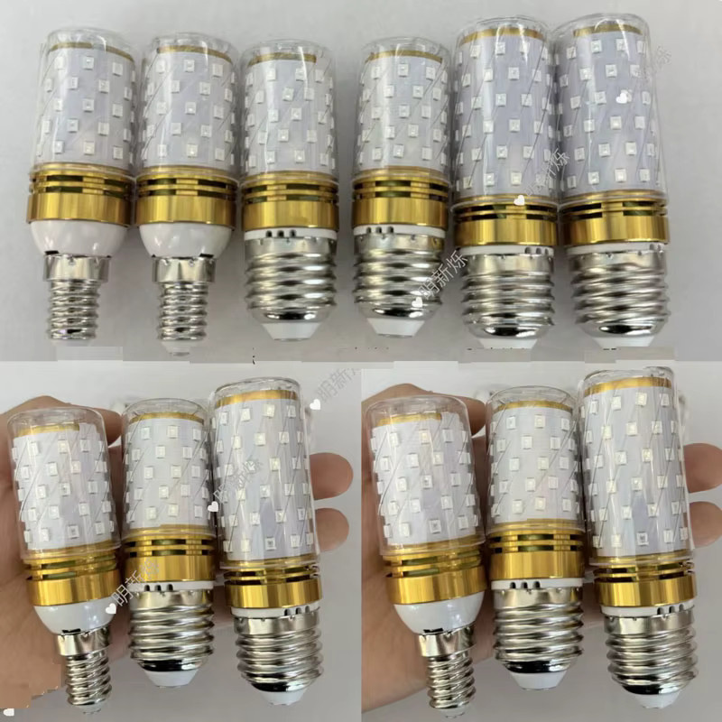 10er Set JOYPINJ RGB LED Mais Birnen mit E27 Fassung, Farbwechsel Rot Grün Blau für Party und Dekoration, Multicolour - Bild 3