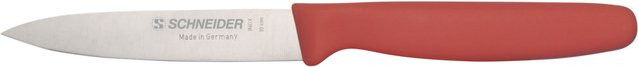 Schneider Gemüsemesser in Rot mit Edelstahlklinge und Kunststoffgriff, Klingenlänge: 10 cm - Bild 1