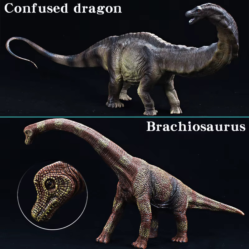 XIALIBAOMOWAN Prähistorische Jurassic großer Brachiosaurus Dinosaurier Modell, Actionfigur, Kunststoff - Bild 1