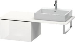 Duravit Unterschrank L-Cube in Weiß Hochglanz mit 1 Auszug, B/T/H: 62 x 54,7 x 40 cm - Bild 1