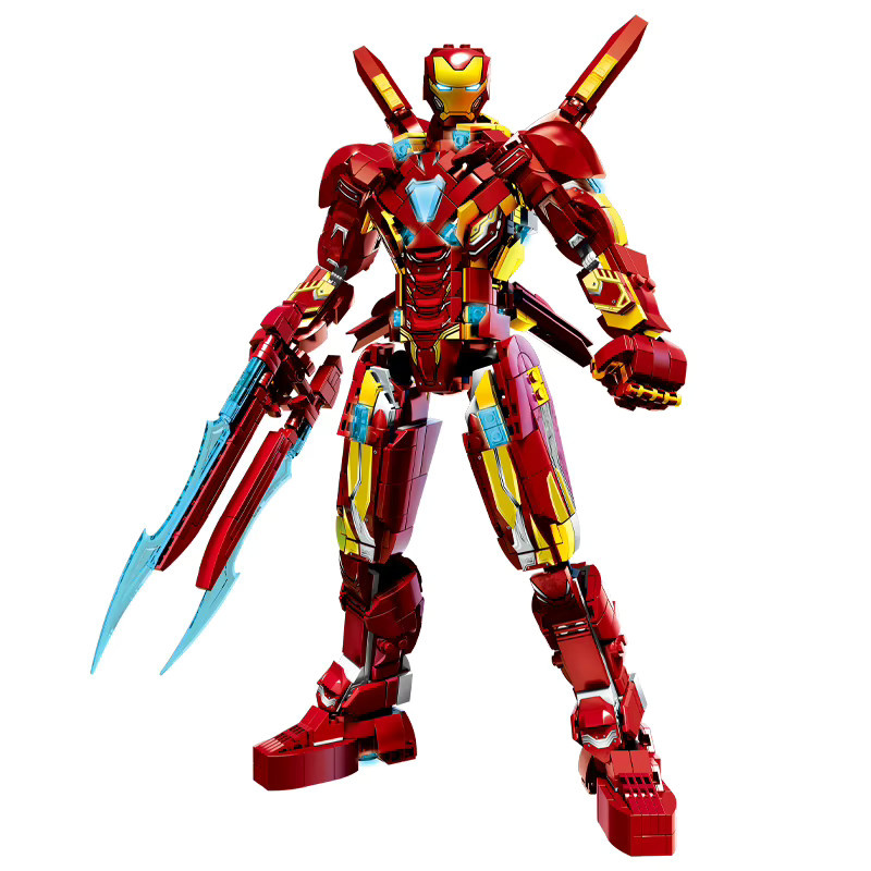 Fondjoy Iron Man MK50 Kriegsmecha, Roboter-Bausteine Actionfiguren, 1500 Teile - Bild 5