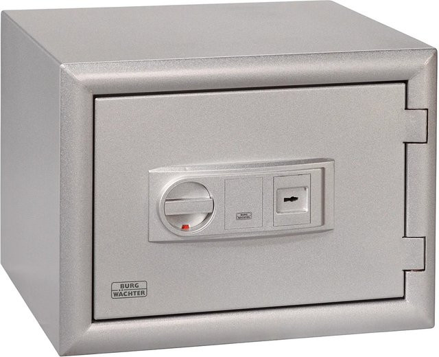 Burg-Wächter Wertschutzschrank MTD 740 K feuergeschützt mit Doppelbartschlüsselschloss in Silber, B: 50 cm, H: 38 cm, T: 46,2 cm - Bild 1