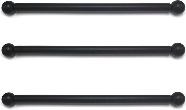 Meterk Outdoor Gartenlampe Post Kreuz aus Metall in Schwarz, Höhe: 41 cm - Bild 1