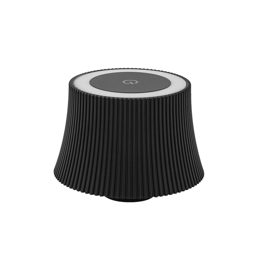 Lindby LED Linor Tischleuchte aus Aluminium in Schwarz, dimmbar mit USB-Anschluss und IP44 Spritzwasserschutz - Bild 2