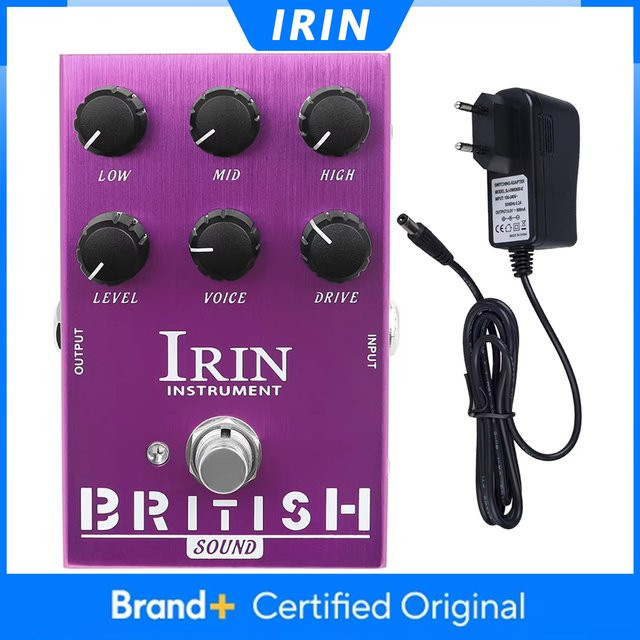 IRIN BRITISH Sound Gitarren-Effektpedal Overdrive Verstärker-Simulator in Purple - Bild 1