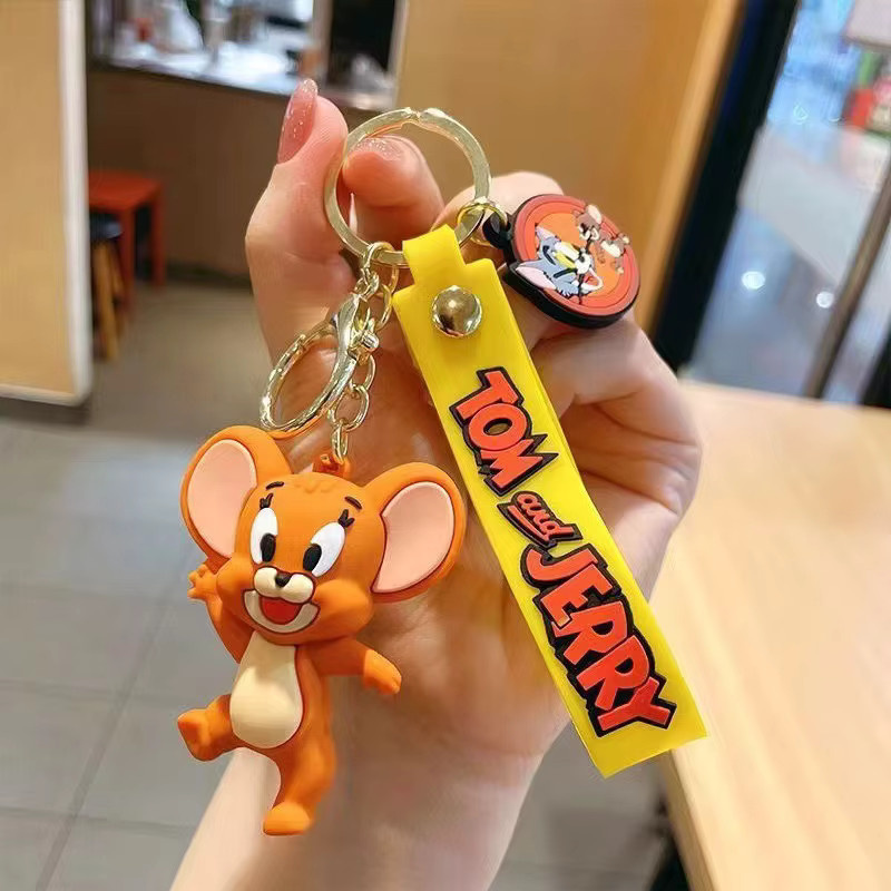 HUGKIS Tom und Jerry Schlüsselanhänger, Kawaii, Rucksack-Dekoration - Bild 3