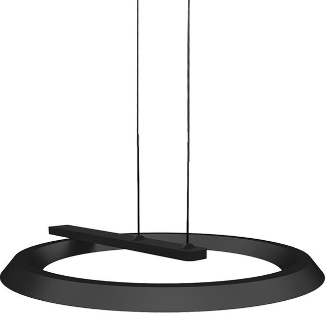 Oligo Yano One LED-Pendelleuchte 1-flammig mit Tunable White (2200K - 5000K), Baldachin Weiß matt und Kopf Schwarz, dimmbar und höhenverstellbar - Bild 1