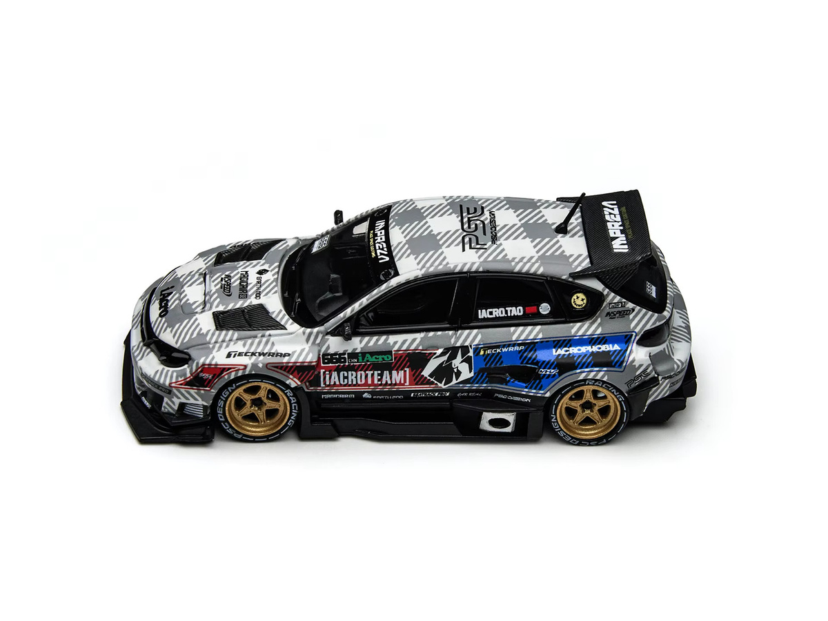 TimeMicro Impreza WRX STI Raider IAcro Sonderedition, Druckguss-Legierungsautomodell, 1:64 - Bild 2