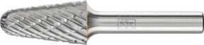 PFERD Hochleistungsfrässtift Hartmetall Non-Ferrous Rundkegel KEL Farbe Silber Kopf Ø: 16 mm, Länge: 30 mm, Schaft-Ø: 8 mm für NE-Metalle - Bild 1