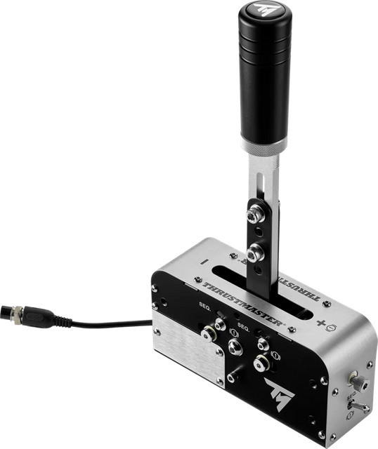Thrustmaster TSS Handbremse für PC, PlayStation und Xbox in Schwarz-Silber - Bild 1