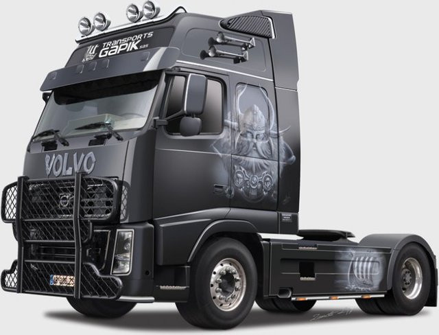 Italeri Volvo FH16 Viking, Modellfahrzeug, 1:24, Schwarz - Bild 1