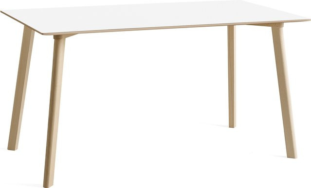 HAY CPH Deux 210 2 0 Tisch in Weiß mit Buche und Laminat im skandinavischen Design - Bild 1