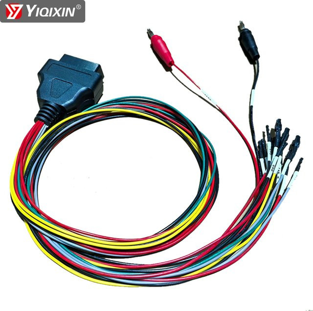 YIQIXIN OBD2-Diagnoseadapter N29R ECU Universal-Verbindungskabel mit 12V Switch und Tricore Interface in Multicolor - Bild 1