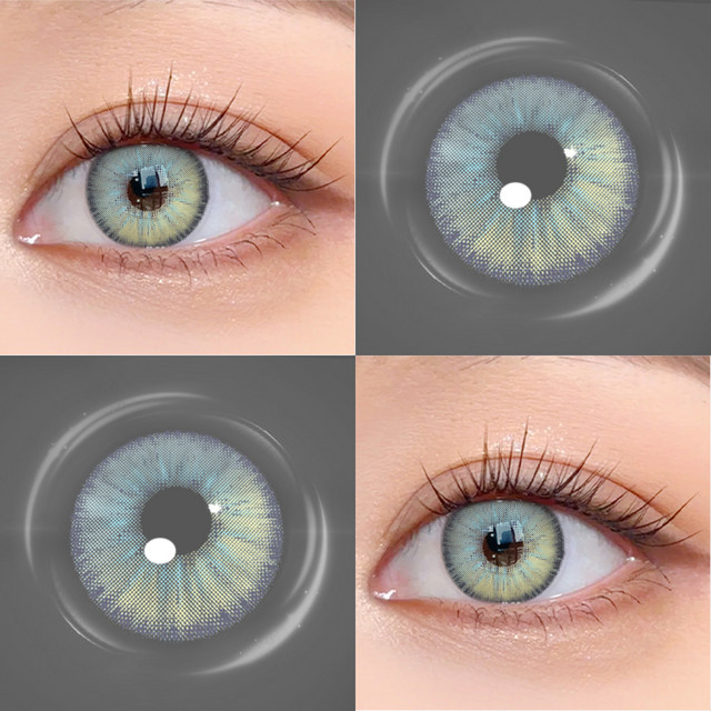 Visuashow Tageslinsen farbig, Gray Blue - Bild 1