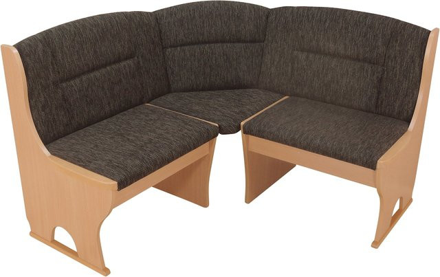 Eckbank Madrid von Möbel Direkt Online aus Buche in Braun, B/T/H: 125 x 125 x 125 cm - Bild 1
