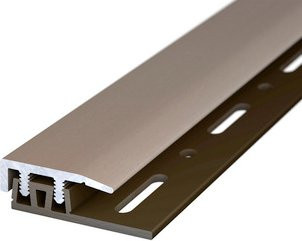 CARL PRINZ Abschlussprofil PROFI-DESIGN aus Aluminium in Silber, Breite: 2,1 cm, Höhe: 0,6 cm, verdeckte Befestigung - Bild 1