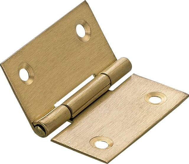 Hettich Scharnier in Messingoptik Gold, B/H: 40 x 40 mm - Bild 1
