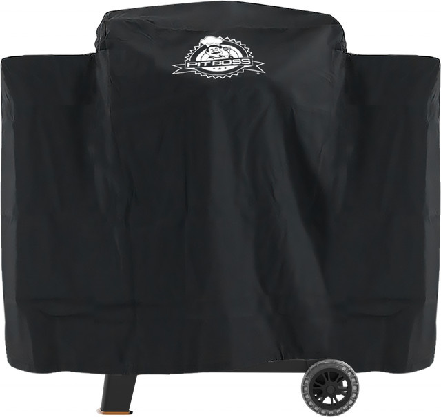 PIT BOSS Onyx Edition Classic Wetterschutzhülle für Pellet Smoker, Schwarz, B: 125 cm, T: 67,3 cm, H: 149 cm - Bild 1