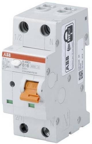 ABB RCBO Fehlerlichtbogen-Schutzeinrichtung 1-polig 16 A 230 V in Weiß - Bild 1