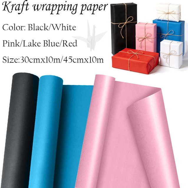 Schwarze Kraftpapierrollen für Verpackung, Kunst und Postertafeln - Bild 1
