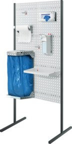 Kappes RasterPlan Trennwand Einzelfeld aus Stahl in Grau, Breite: 100 cm, Höhe: 150 cm - Bild 1
