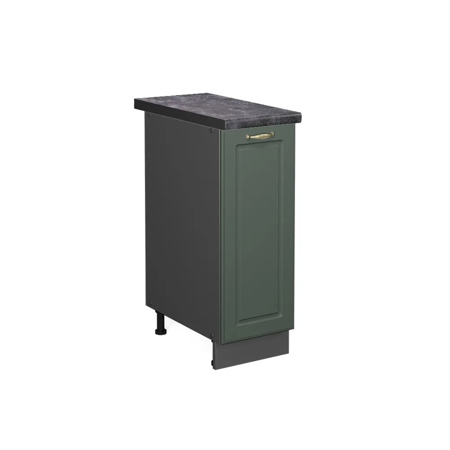Vicco Apothekerschrank Fame-Line Landhausstil in Anthrazit, Grün und Gold, Wandmontage mit Soft-Close-Türen, B/T/H: 30 x 60 x 82 cm - Bild 2