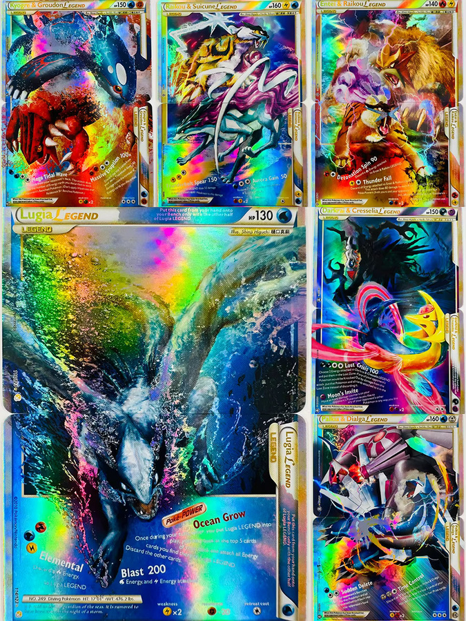 Pokémon 2in1 Ho-Oh Lugia Raikou Kyogre Groudon, Spielesammlung, Set / Bundle - Bild 3