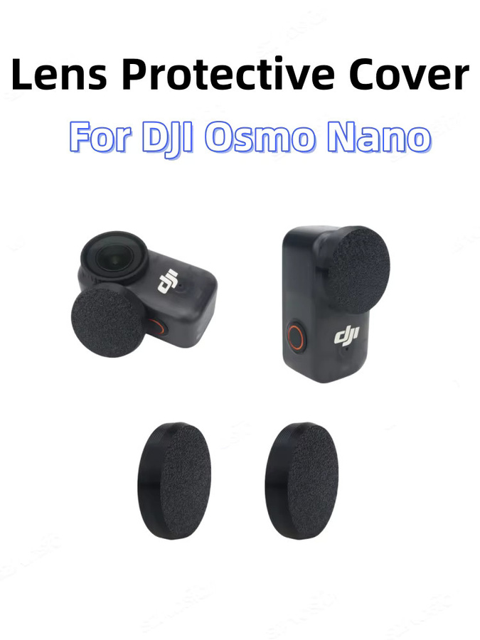 DJI OSMO NANO Objektivschutzhülle aus weichem Gummi, kratzfest und sturzsicher, Schwarz - Bild 3