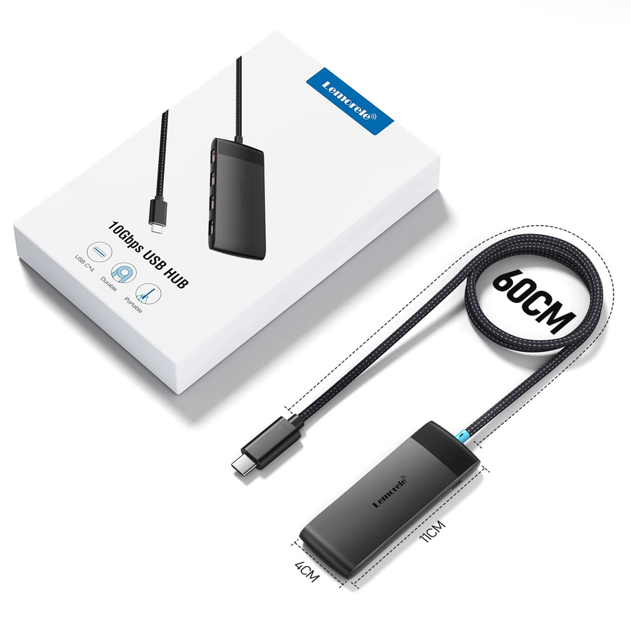 Lemorele 5-in-1 USB C Dockingstation mit USB 3.2 10 Gbit/s für MacBook, Tablet und Mobiltelefone - Bild 6