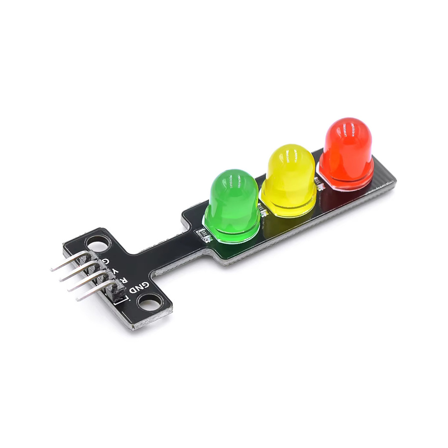 Si Tai&SH Mini 5V Ampel LED Display Modul mit rot gelb grün 5mm LEDs für Arduino und Modellbau - Bild 2