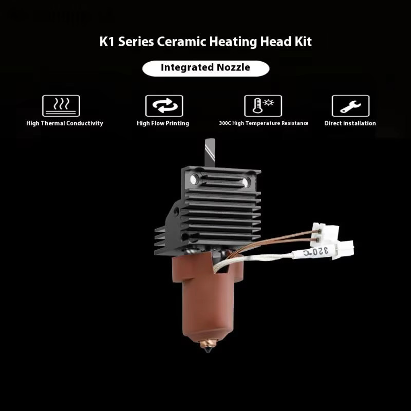 Creality A6L Hotend-Kit mit 0,4mm Düse und Keramik-Heizblock für K1C und K1 Max 3D-Drucker - Bild 2