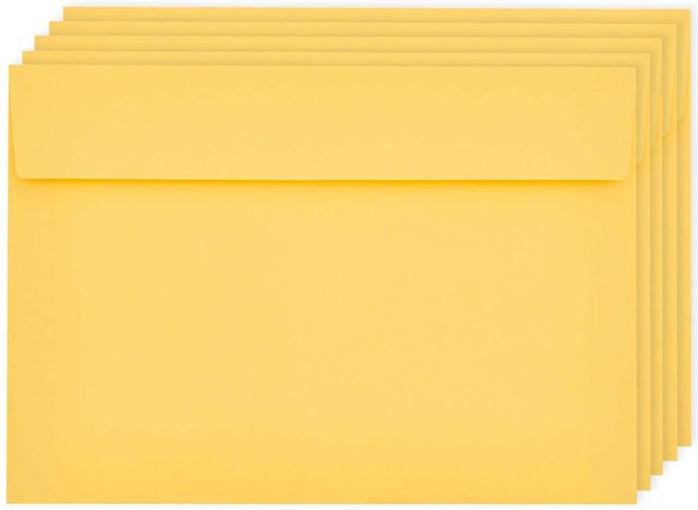 Rico Design Paper Poetry Luxury Umschläge C5 Gelb - Bild 1