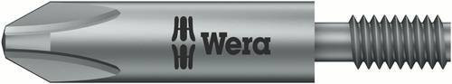 Wera Kreuzschlitz-Bit 851/11 Phillips PH 2 mit M4 Antrieb, 33 mm, Silber - Bild 1