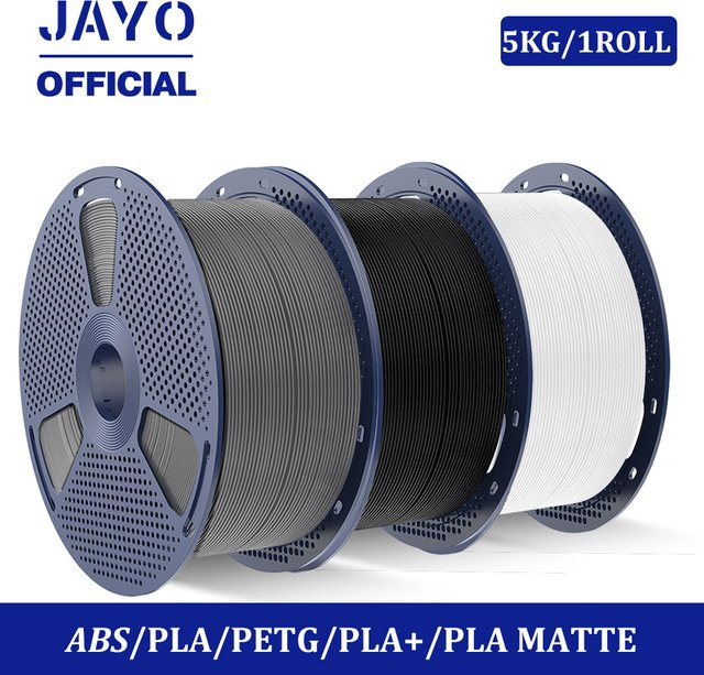 JAYO 3D-Drucker Filament 1,75mm Schwarz 5kg Spule für FDM-Drucker - Bild 1