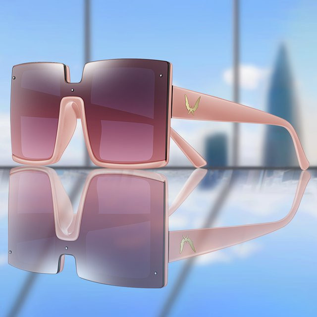 TAMWY Sonnenbrille, Vollrand, quadratisch, Kunststoff, Damen - Bild 1