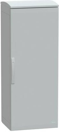 Schneider Electric Polyestergehäuse Bodenstehend Grau B/T/H: 125 x 50 x 42 cm IP44 mit Abdeckung und oben offener Montageplatte - Bild 1