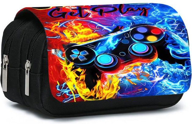Dreiteiliges Rucksack-Set CR7 Fußballspieler mit 3D-Comic-Design für Jugendliche und Erwachsene in Multicolour - Bild 1